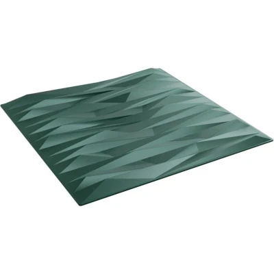 Image of vidaXL Wall Panels 24 pcs Green 50x50 cm XPS 6 m² Stone