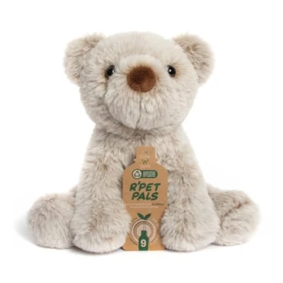 Image of L &amp; P Home Gifts Lesser Pavey Rpet Pals Barney Sitting Bear Teddy For Kids Made Up of Recycled Bottles Stuffed Animal Soft Toys Ideal Birthday or Baby Gift