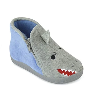 Image of undercover lingerie Childrens Shark Slipper FT1572 Blue/Grey 4
