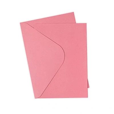Image of Sizzix Surfacez Card &amp; Envelope Pack A6 Rose 10PK 665690 Chapter 2 2022, Paper, Multicolor, One Size