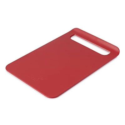 Image of Zeal Straight to Pan Slim Kitchen Chopping Board, Red, 33.5 x 22.5 2 cm