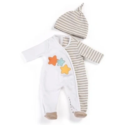 Image of Miniland PYJAMAS BEIGE, clothes for 40cm dolls 31220