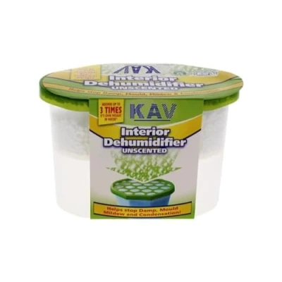 Image of KAV Moisture Absorber Dehumidifier Dampness Remover for Home, Kitchen and Wardrobe Combat Dampness, Mould, Odors with Hydrophilic Crystals (500 ml Per Pack) (Pack of 1)