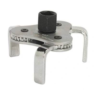 Image of Sealey Oil Filter Claw Wrench Ø63 103mm Capacity 3/8&quot; &amp; 1/2&quot;Sq Drive