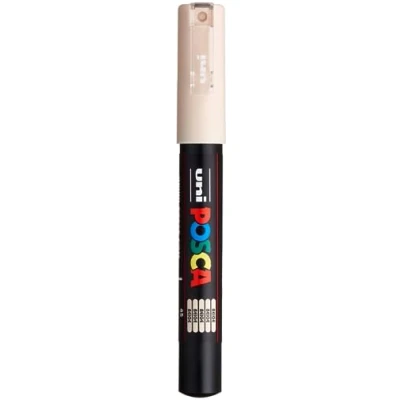 Image of uni ball 186772 Posca Marker with Extra Fine Bullet Tip, Beige
