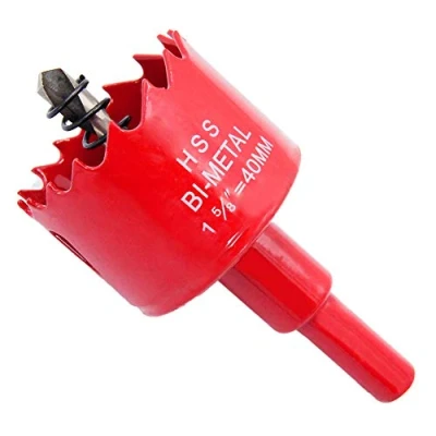 Image of 40mm Hole Saw LAIWEI Cutter,For Drilling Wood, Aluminum Profiles,PVC and Other Materials(1 9/16&quot;(40mm))…