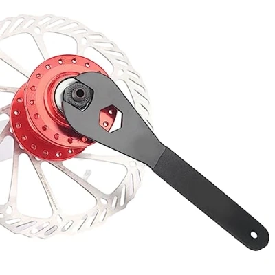 Image of Rianpesn Cone Spanner Wrench Carbon Steel 15mm/16mm/17mm/18mm/19mm Cycling Repair Tool with Anti Slip Handle for City Bikes Mountain Road Scooter
