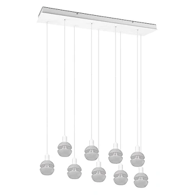 Image of Trio Leuchten Industrial Hanging lamp Steel/Nickel Matt/Satin with Wood 4 Light Paleta Wood/Steel Oblong E27 Max. x 28 Watt / Way/Indoor Lighting/Lights/Lamps/Living roo
