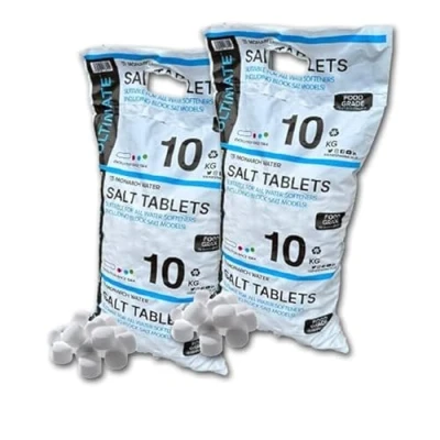 Image of 2 x Monarch Ultimate Water Softener Salt Tablets 10kg Easy to Carry Bag Food Grade A