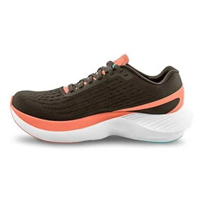Image of Topo Athletic Women&#039;s Specter Comfortable Lightweight 5MM Drop Road Running Shoes, Shoes for Running, Espresso/Peach, 4 UK