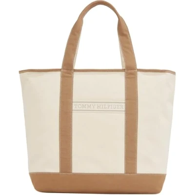 Image of Tommy Hilfiger Summer Tote Unisex bag, Size: One Size, Khaki