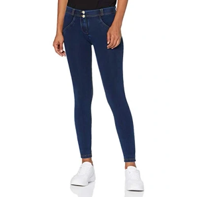 Image of Freddy Women&#039;s Wrup2rc002_j0b Leggings, Denim, L UK