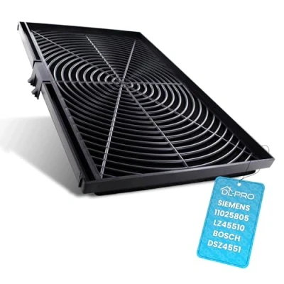 Image of DL pro Carbon Filter 300 x 198 mm for Siemens, Bosch, Constructa 11025805, CZ5145X5, DSZ4551, LZ45510, Z54TC01X0 Activated