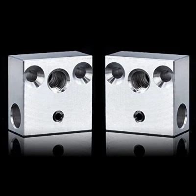 Image of BZ 3D 2PCS Ender 3 Heater Block CR 10 MK8 Aluminium Heating with Silicone Sock for 3/Ender V2/Ender Pro/Ender 5/Plus/CR 10/10S/S4 Hotend