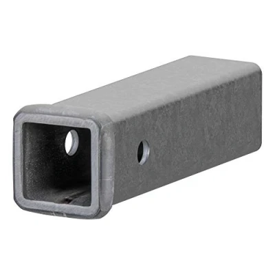 Image of CURT 49090 2 Inch x 9 Weld On Raw Steel Trailer Hitch Receiver Tube