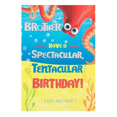Image of Hallmark Finding Dory Brother Birthday Card &#039;Fishy Jokes&#039; Medium