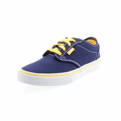 Image of Vans Unisex Kids Atwood Sneaker, Blue Varsity, 12 UK Child
