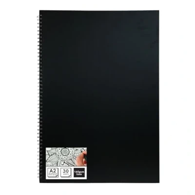 Image of Artme A2 Sketch Pad, 30 Sheets 160gsm, Spiral Bound, Sketchbook Portrait
