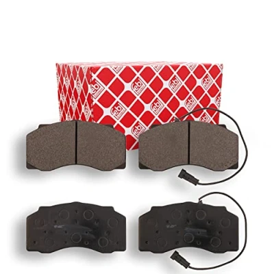 Image of AMPA694, AMPB016 Brake pad set FEBI BILSTEIN 16691 Front Axle incl. wear warning contact