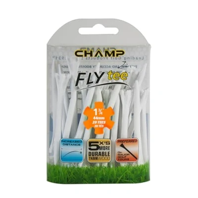 Image of Champ Fly Golf Tee (Pack Of 20) White,