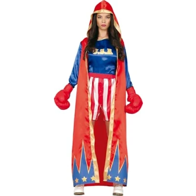 Image of FIESTAS GUIRCA Boxer Fancy Dress Costume Adult Women Size 10 12