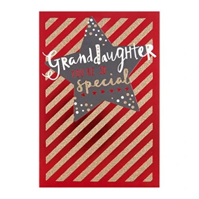 Image of Hallmark Medium Granddaughter &quot;So Special&quot; Christmas Card
