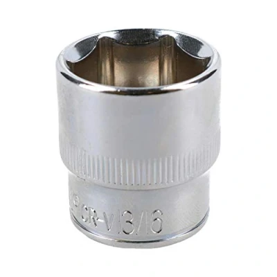 Image of 13/16&quot; Imperial 6 Point 3/8&quot; Drive Shallow Socket SAE AF Chrome Vanadium Steel