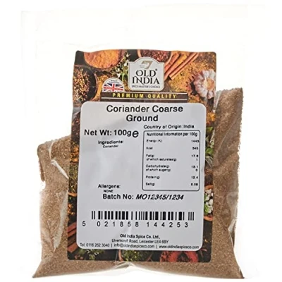 Image of Old India Coriander Coarse Ground 100g