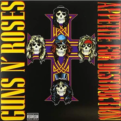 Image of Guns N Roses Appetite For Destruction 180 Gram Sealed 2015 UK vinyl LP 00720642414811
