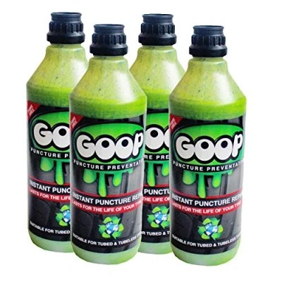 Image of Goop tyre sealant * 4 X 1 Litre Bottles Made in UK