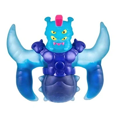 Image of Heroes of Goo Jit Zu Galaxy Attack Hero Pack Super Gooey Saturnaut With Flip Up Visor, Perfect Christmas/Birthday Present For 4 To 8 Year Olds, Squishy, Stretchy Tactile Play