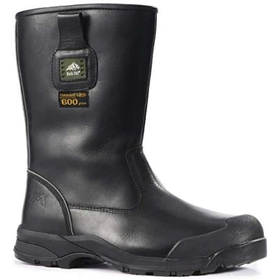 Image of Rock Fall Unisex&#039;s Manitoba Freezer Rigger Safety Boot, Black, Size 7