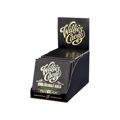 Image of Willie&#039;s cacao 70% Chulucanas dark chocolate bar 50g x 12 Notes of raisins and plums Single estate Peruvian Vegan Artisan Bean to