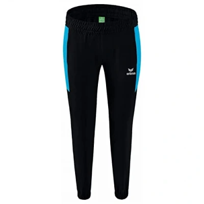 Image of Erima Women&#039;s Team Presentation Pants, Black/Curacao, 44