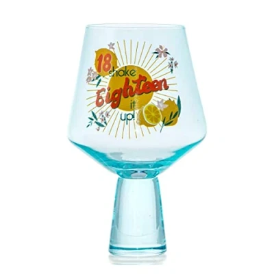 Image of Boxer Gifts Eighteen Shake It Up 18th Birthday Cocktail Glass Fun &amp; Colourful Party Gift for Her…