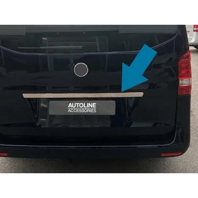 Image of Chrome Rear Door Handle Cover To Fit Vito W447 (2015+)