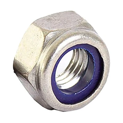Image of M8 Nyloc Nuts Steel Grade 8.8 BZP x 20