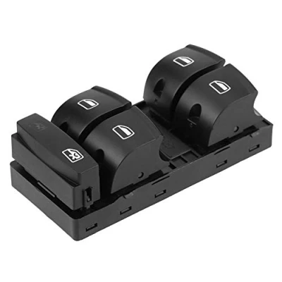 Image of Aramox Window Switch,Black Electric Power Master Control Switch Button Replacement for A3 A4 A6 Q7 OEM: 4F0959851A