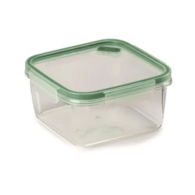 Image of Snips Square Food Keeper 1,40 LT in Tritan Renew Container, Recycled Plastic 18 x 8.50cm Made Italy 0% BPA and phthalate free