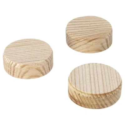 Image of wolfcraft 10 Wooden Plugs Ø 30 mm I 2943000 for patching and repairing flaws in wood