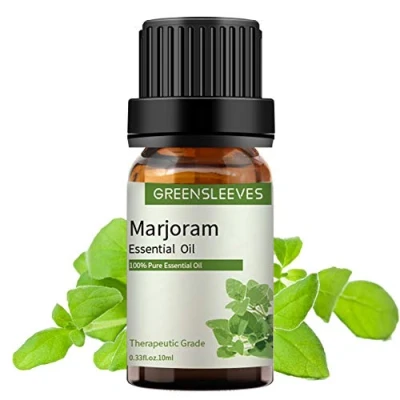 Image of GREENSLEEVES Marjoram Essential Oil 10ml, 100% Pure Organic Scent Aromatherapy Diffuser Oils 10ml (Marjoram)
