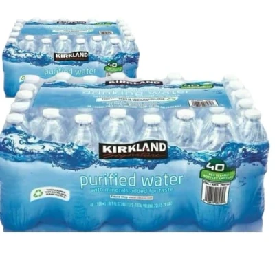 Image of slamtech Kirkland Signature Spring Still Water 500ml, 40 Bottles
