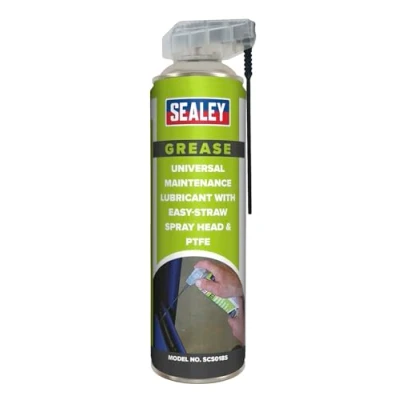Image of Sealey Universal Maintenance Lubricant with Easy Straw Spray Head &amp; PTFE 500ml