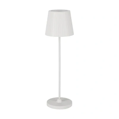 Image of Eglo LED Outdoor Table lamp Cabozo, Touch dimmable Outside Light, Cordless Garden with USB Port, Plastic in White, Warm IP44