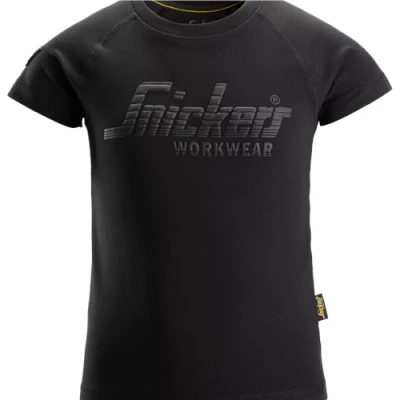 Image of Snickers Junior Logo T Shirt Black 134/140