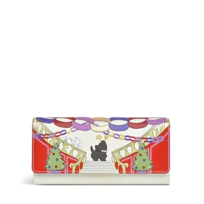 Image of RADLEY London Picture Party Pals Large Flapover Wallet, CHALK, Wallet