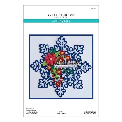 Image of Spellbinders Snowflake Card Creator Etched Dies from The Bibi&#039;s Snowflakes Collection by Bibi Cameron