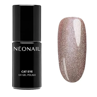 Image of NEONAIL Beige Nail Polish Satin Cat Eye 7.2 ml Flash UV LED 8567 7
