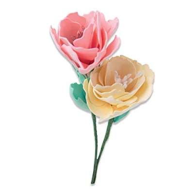 Image of Sizzix Effectz Creamy Metallic Acrylic Paint Rose Gold 60ml