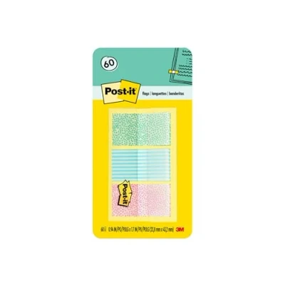 Image of Post It Flags Printed 1&quot; Astd Gradient